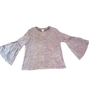 Lauren Conrad Sweater Soft Sparkly Lilac